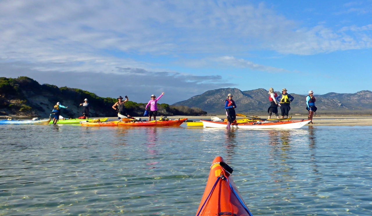 Sea kayaking Roy Fenderson